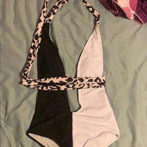 A one piece swim suit